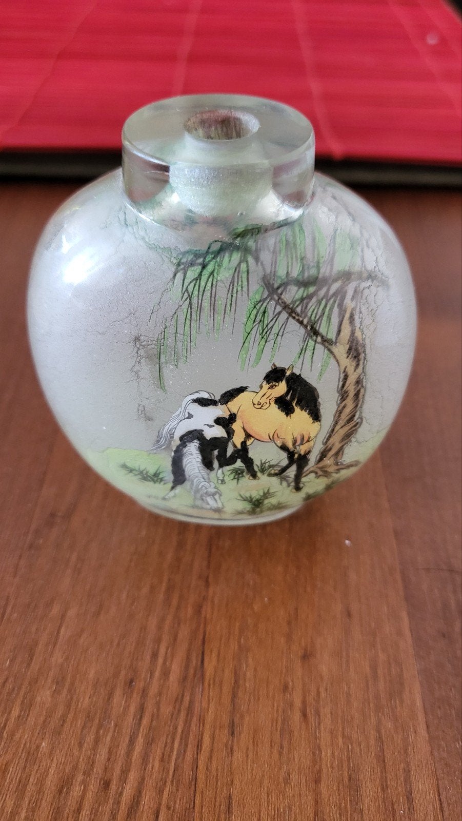 parfumflesjes, Ophalen