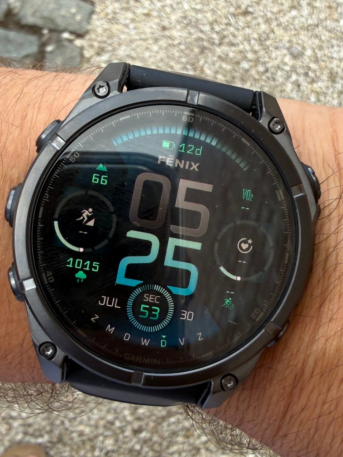 Garmin Fenix 8 - AMOLED Sapphire 47 mm, Bijoux, Sacs & Beauté, Montres de sport, Comme neuf, Enlèvement, GPS, Android