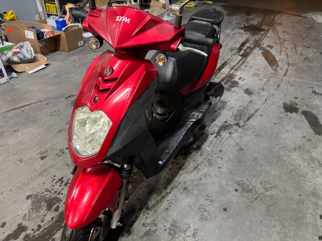 Sym scooter klasse B start niet 250€ papieren en sleutel ok, Enlèvement, Utilisé, Classe B (45 km/h), Essence