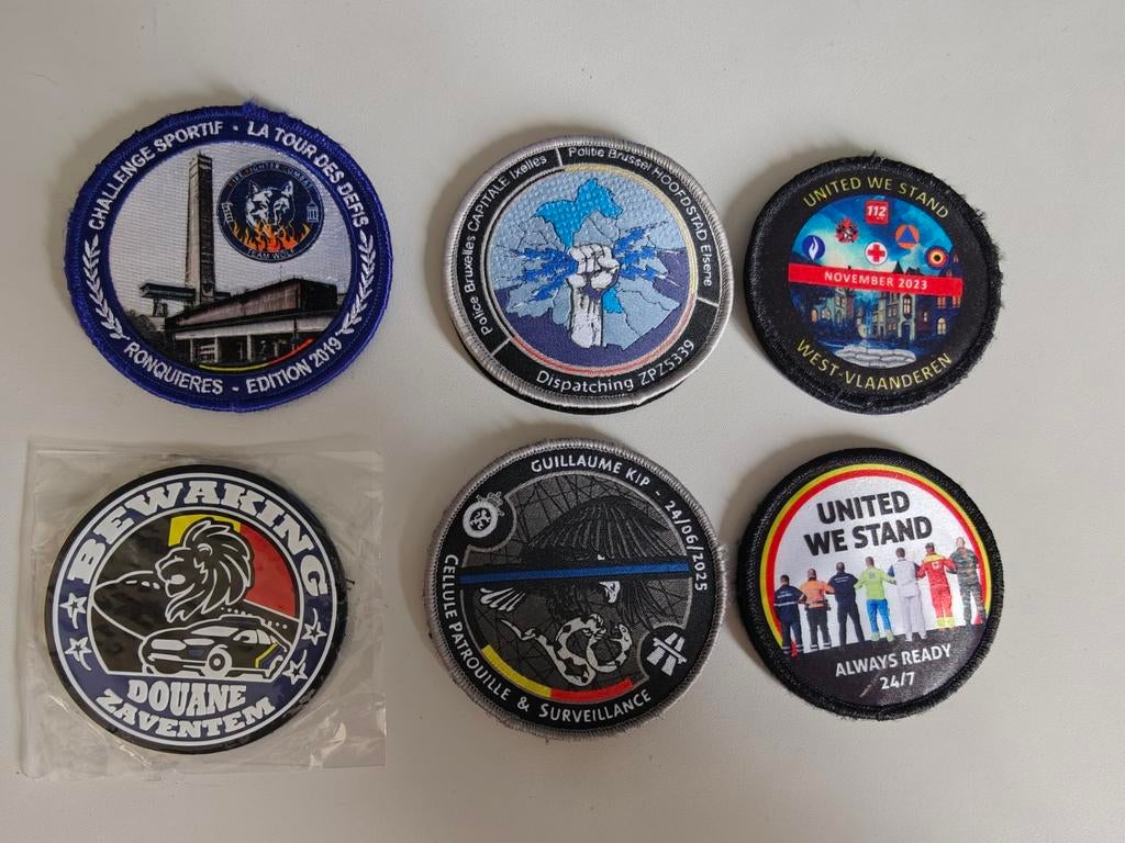 Lot politie: badges, Verzamelen, Ophalen