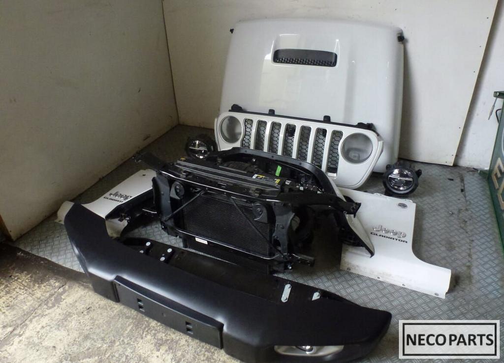 JEEP WRANGLER GLADIATOR COMPLEET VOORKOP BUMPERS KOPLAMP O.A, Jeep, Gebruikt, Achterklep, Ophalen of Verzenden
