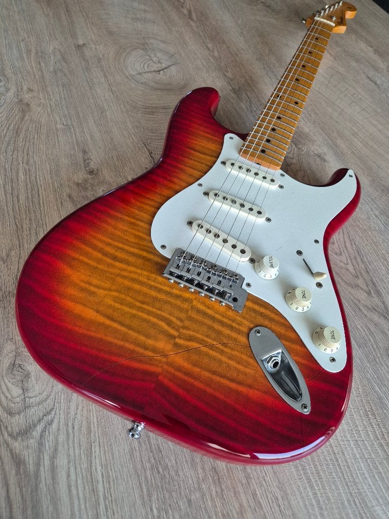Fender Stratocaster Japan 1994, Musique & Instruments, Instruments à corde | Guitares | Électriques, Enlèvement, Utilisé, Solid body
