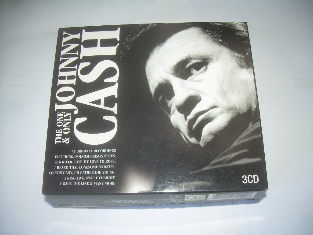 3 CD BOX - JOHNNY CASH - THE ONE ONLY, Cd's en Dvd's, Pop, Ophalen of Verzenden, Zo goed als nieuw, Verzamelalbum