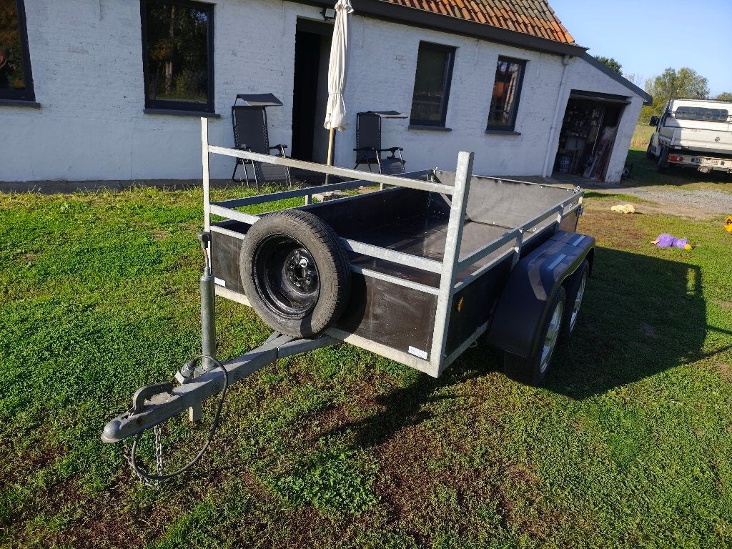 gegalvaniseerde aanhangwagen dubbelas in zeer goede staat, Enlèvement, Neuf