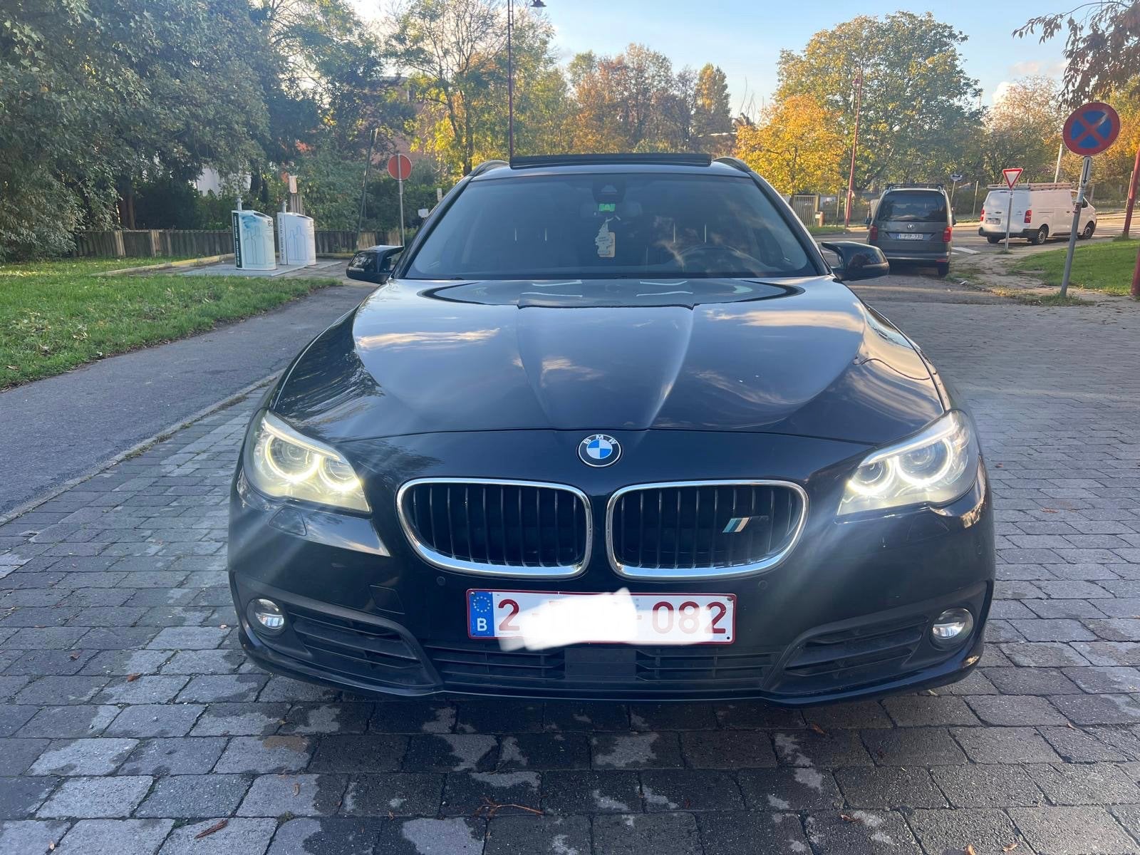 BMW520 d BUSNESS pack full euro6b toit pano .,, Cuir, Entreprise, Entretenue par le concessionnaire, Noir