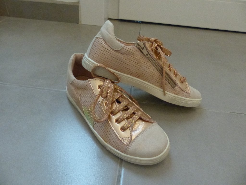 Cypres lederen sneakers meisje - maat 33, Meisje, Schoenen, Ophalen of Verzenden, Zo goed als nieuw