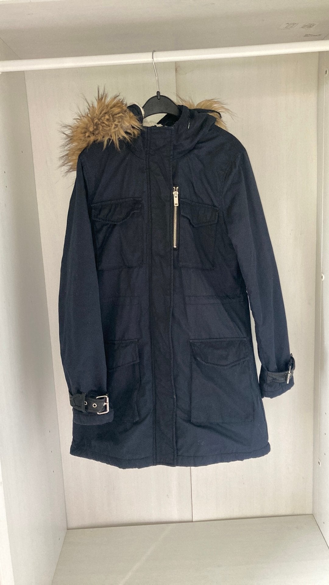 Manteau femme jennyfer, Enlèvement ou Envoi, Porté, Taille 36 (S), Noir