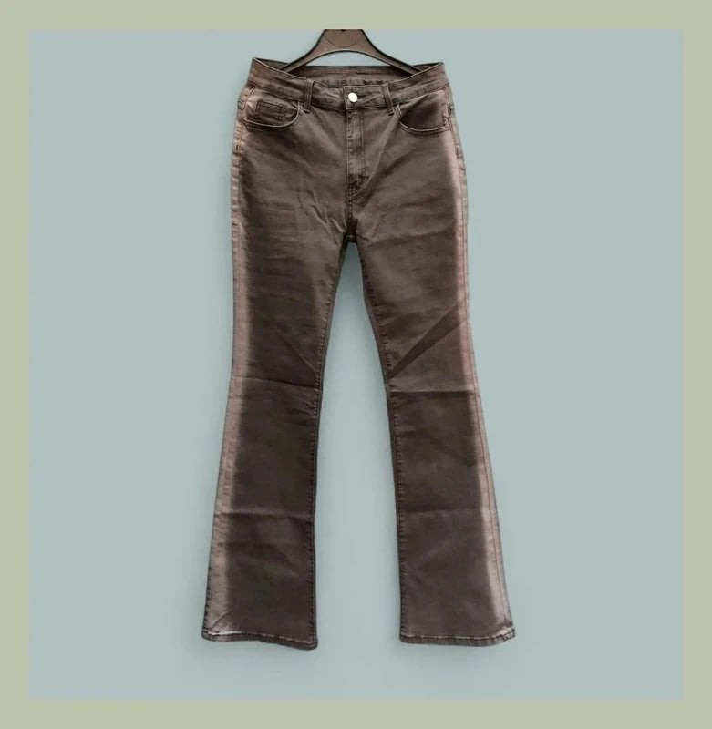 Pantalón campana degradado negro desgaste jeans, Kleding | Heren, Broeken en Pantalons, Maat 52/54 (L), Ophalen of Verzenden, Zo goed als nieuw