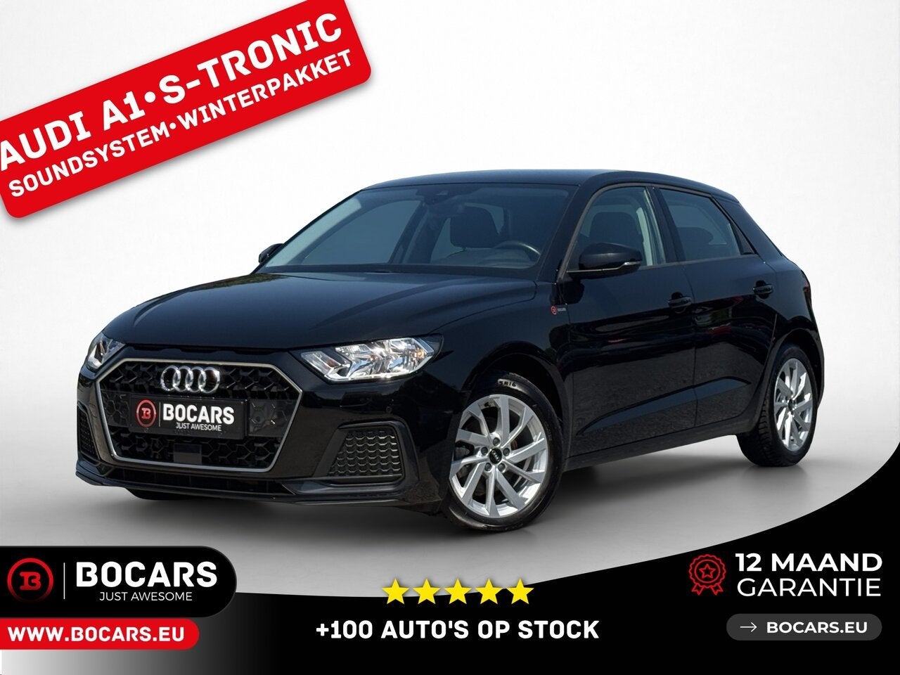 Audi A1 Ambition, Auto's, A1, 0 kg, Zwart, 5 deurs
