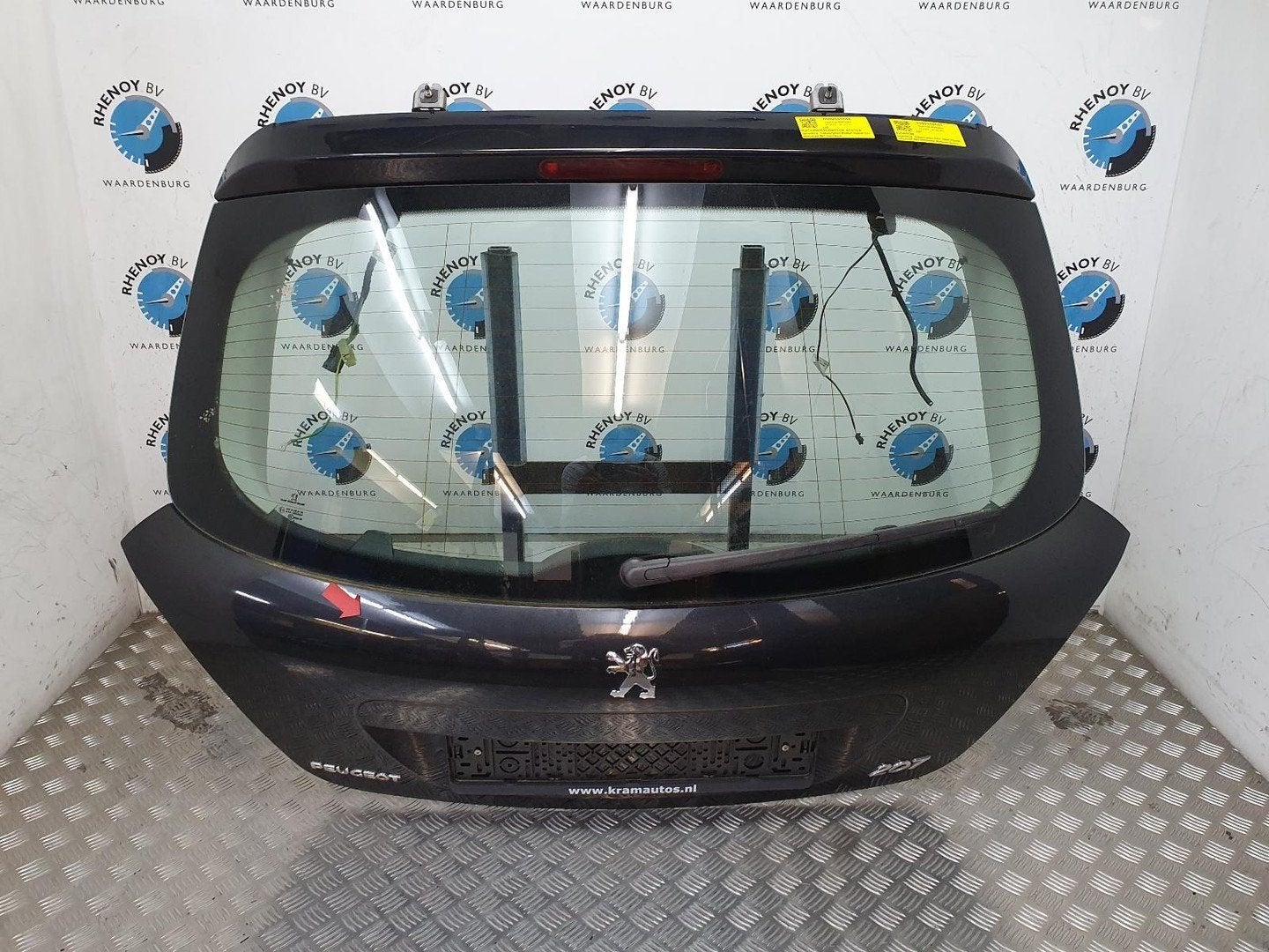 PEUGEOT 207 1.6-16V T Féline ACHTERKLEP 2007, Ophalen of Verzenden, Gebruikt, ARN erkend