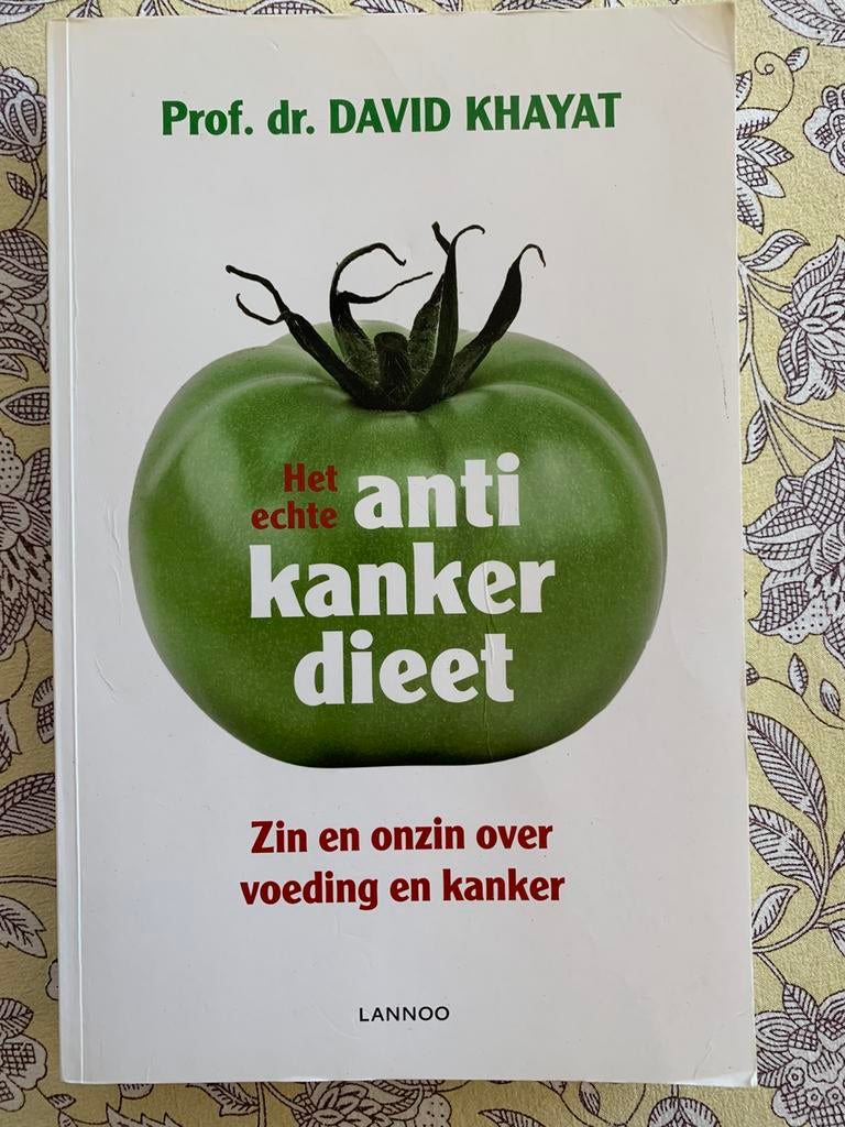 Het echte anti kanker dieet Prof. dr. David Khayat, Enlèvement