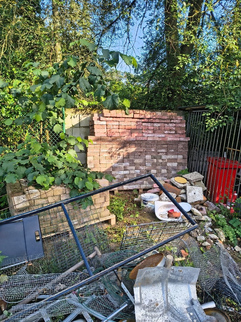Klinkers, Béton, Enlèvement, Utilisé, Briques