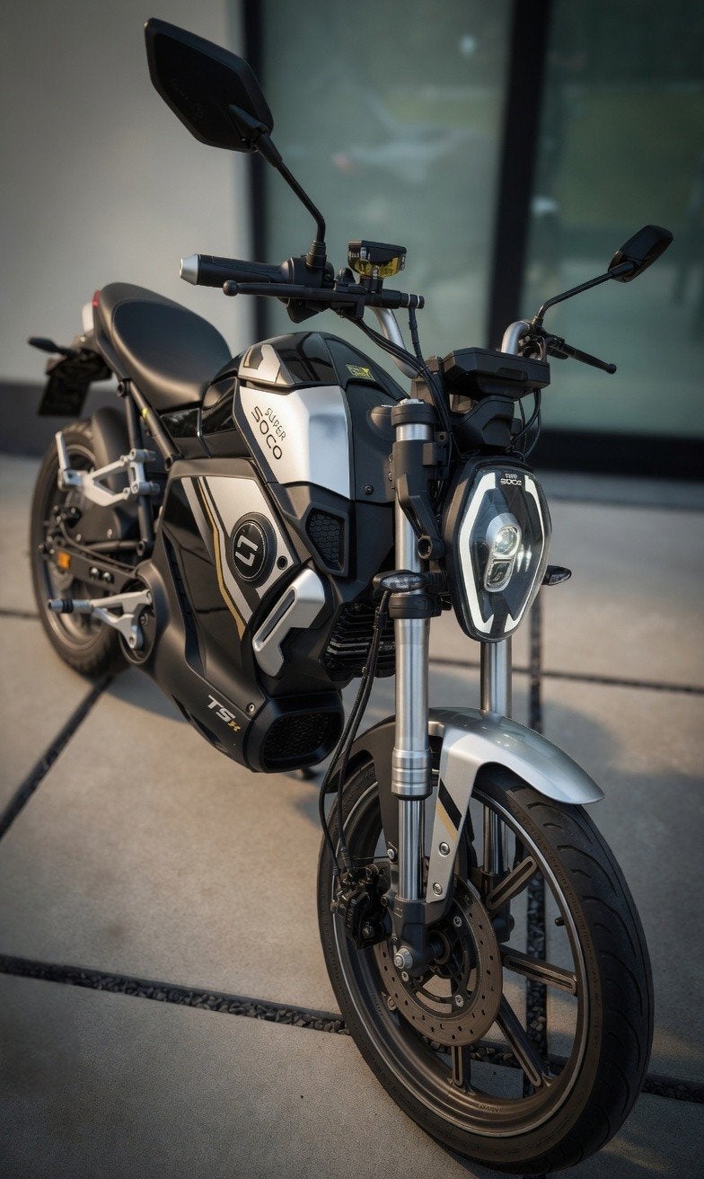 Super Soco TSX (2023) Bromfiets 110km bereik Uitstekend