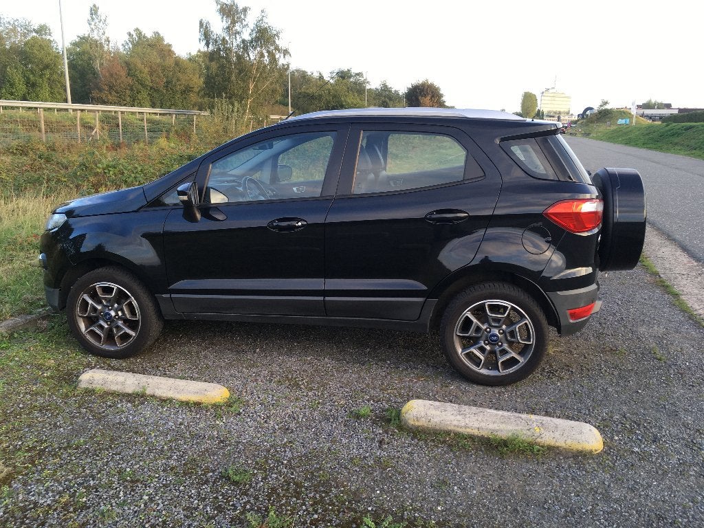 ford ecosport 1000 cc benzine, Auto's, Voorwielaandrijving, 4 deurs, Leder en Stof, Zwart