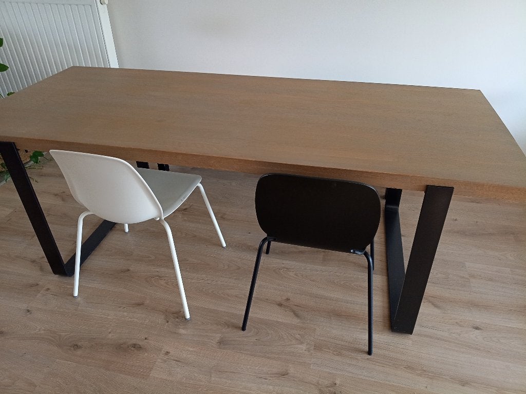 Eettafel, Huis en Inrichting, Tafels | Eettafels, Ophalen, Gebruikt, 200 cm of meer, 50 tot 100 cm