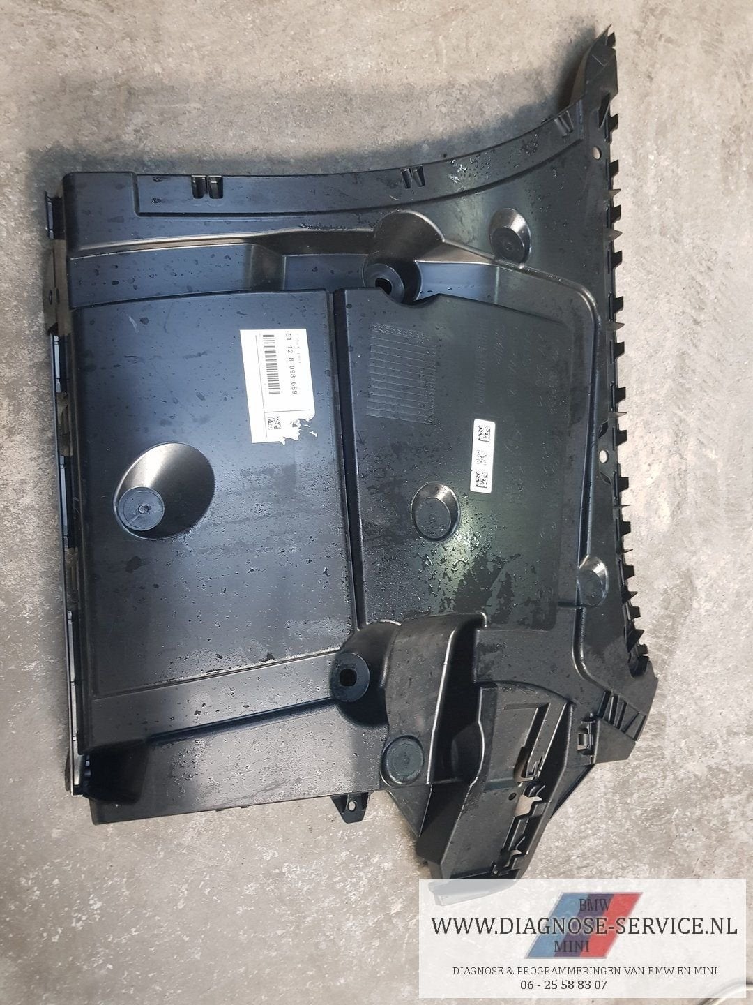 BMW 5er G30 lci M sport bumper frame links achter 8098689, Gebruikt, -, -, Ophalen of Verzenden
