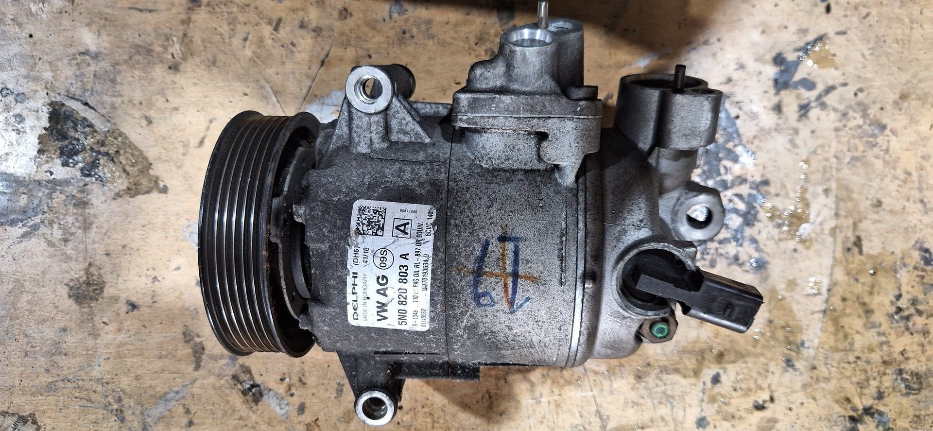 Originele Delphi VW / Audi / Seat / Skoda Aircopomp – 5N0820, Gebruikt, -, -, Ophalen of Verzenden