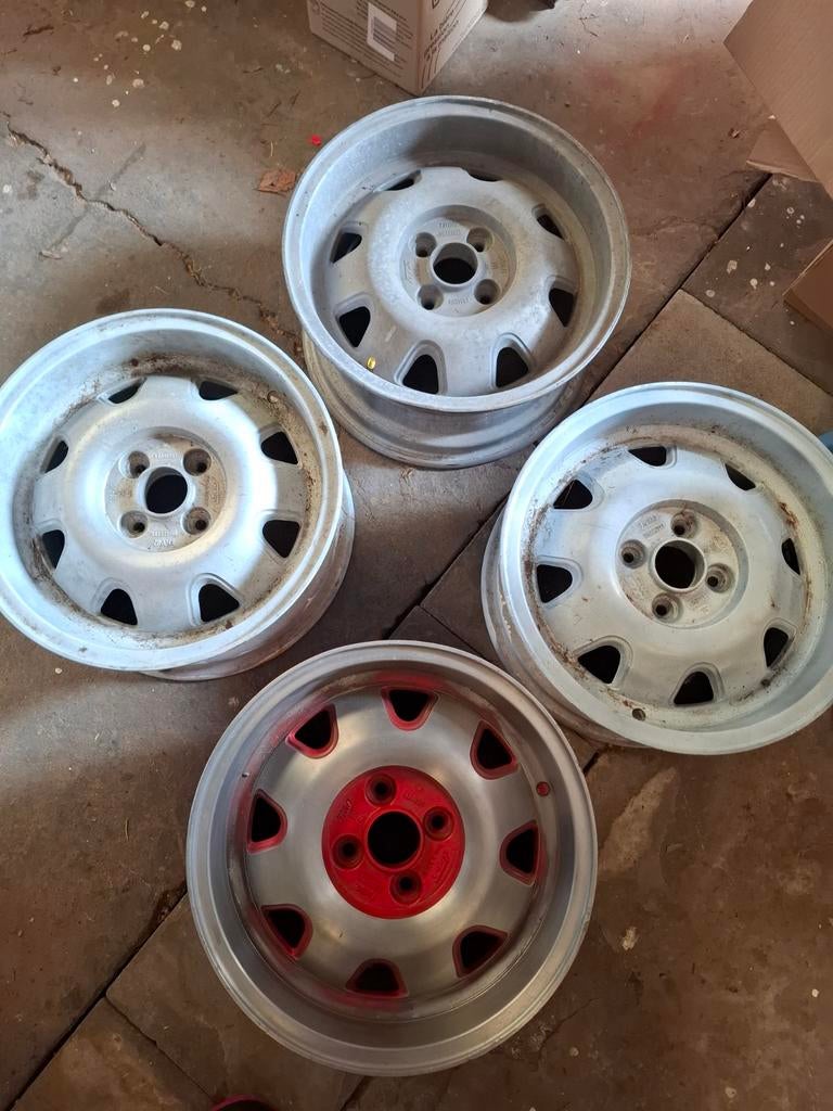 ATS Cup 4x100 15x7 ET28, Ophalen, Gebruikt, 15 inch, Velg(en)