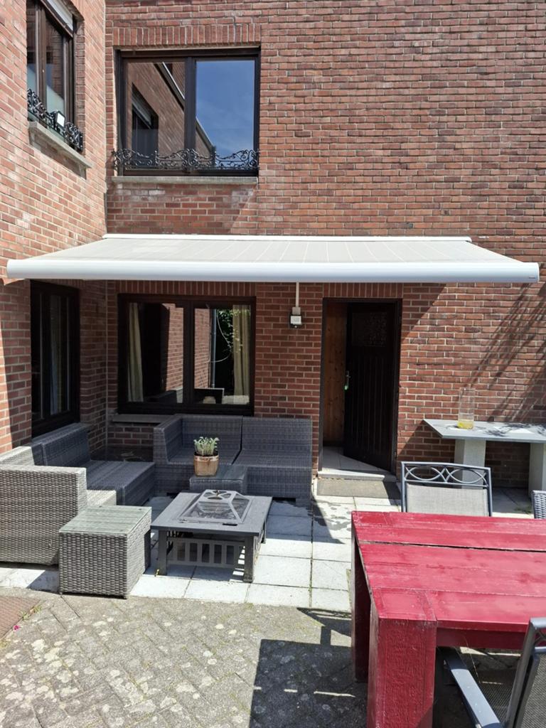 Electrische Harol zonnewering lengte 3m, Tuin en Terras, Zonneschermen, Ophalen