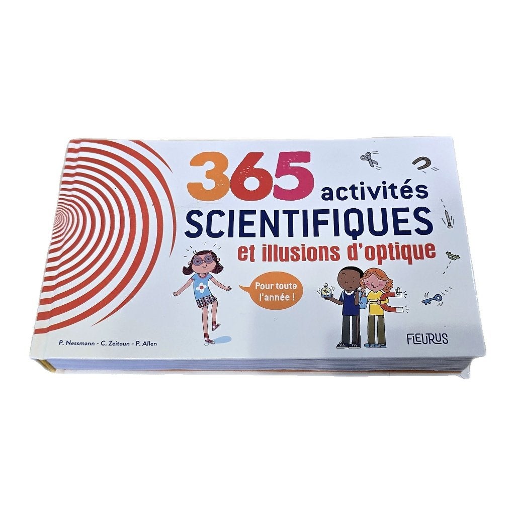 365 activites scientifiques et illusions optiques - Fleurus, Enlèvement, Comme neuf