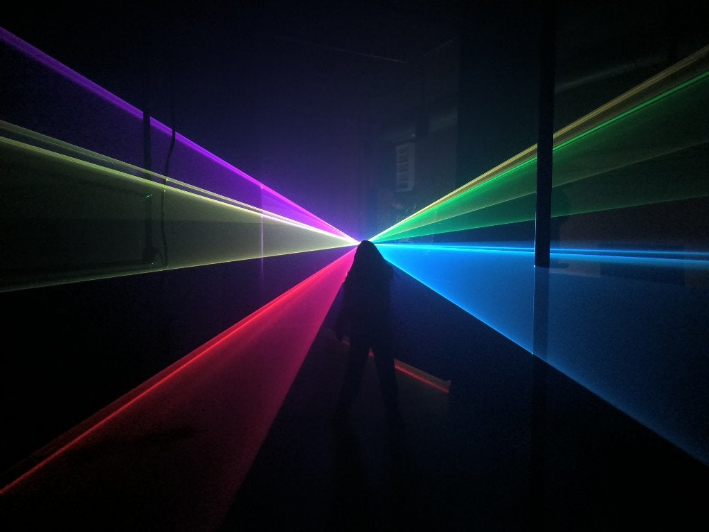 Nouveau laser RGB 5W de première classe 25Kpps