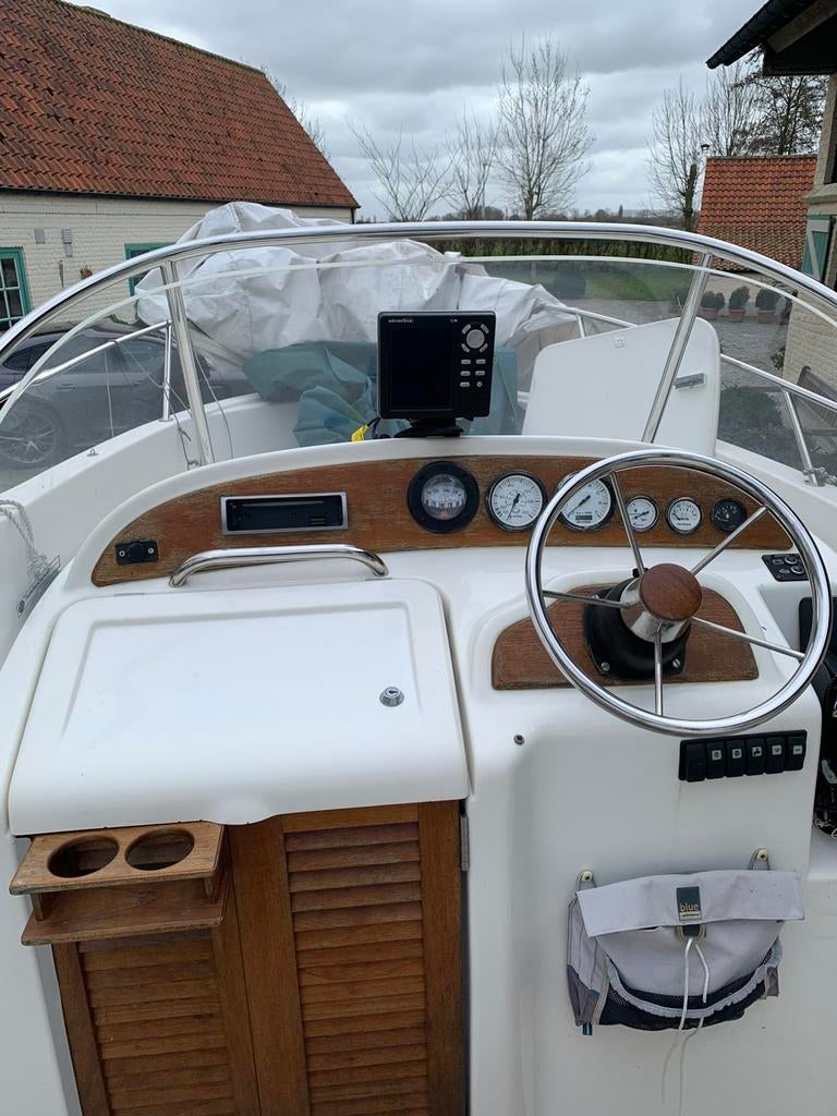 Motorboot, Watersport en Boten, Ophalen, Gebruikt, 50 pk of meer, Buitenboordmotor