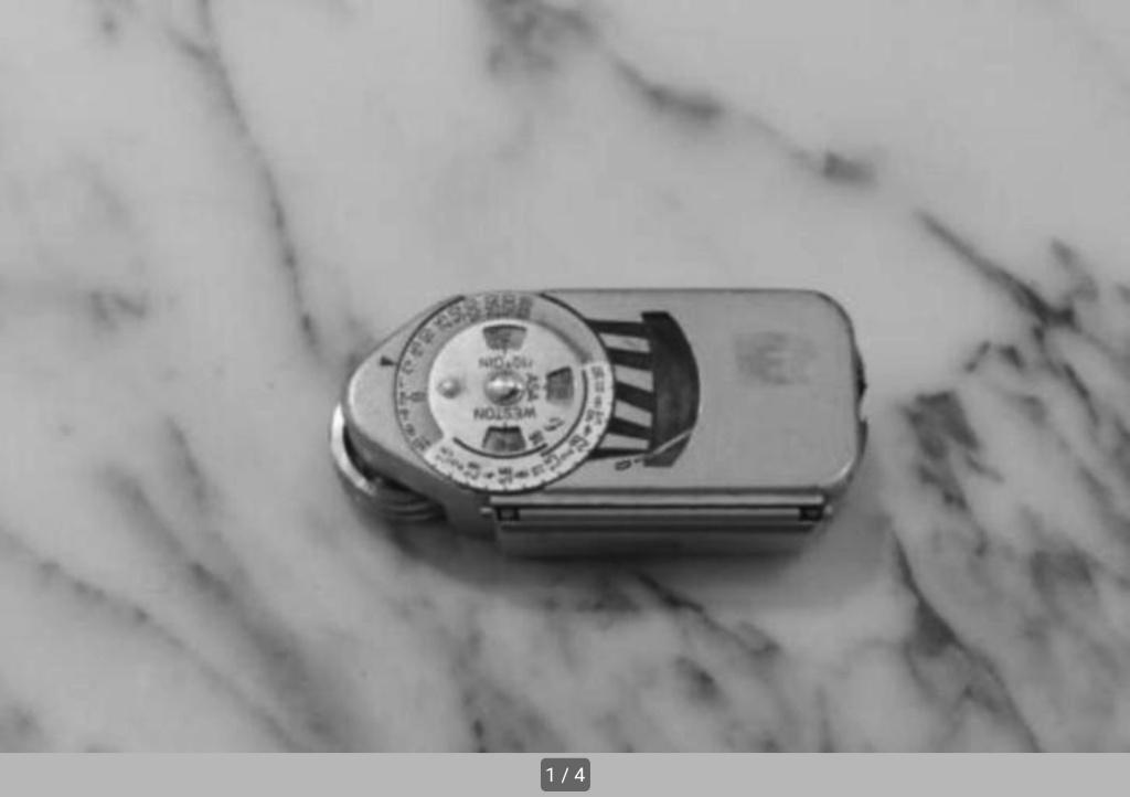 Leica lichtmeter M, Ophalen of Verzenden, Niet werkend, Overige typen