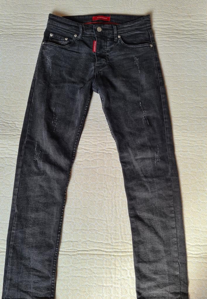 Dsquared2 Zwarte Slim Fit Jeans, Vêtements | Hommes, Jeans, Comme neuf, W33 - W34 (confection 48/50), Noir, Dsquared2