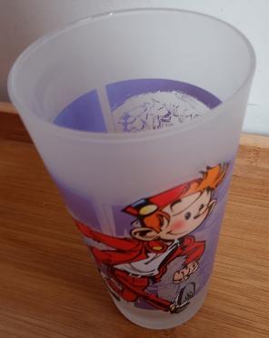 Robbedoes Quick glas, Collections, Verres & Petits Verres, Enlèvement, Utilisé