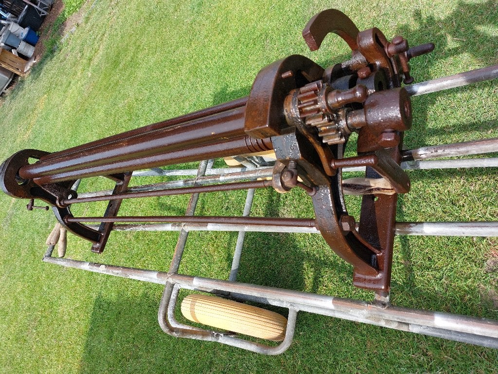 PLAATWALS - WALSMACHINE - Gietijzer - Cylindrisch rollen, Doe-het-zelf en Bouw, Ophalen, Gebruikt