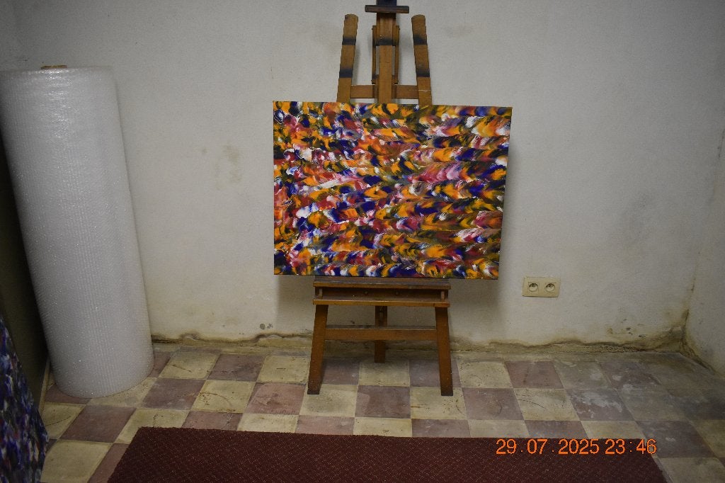Serie nr. Abstracte schilderijen (82), door joky kamo, Antiek en Kunst, Kunst | Schilderijen | Abstract, Ophalen