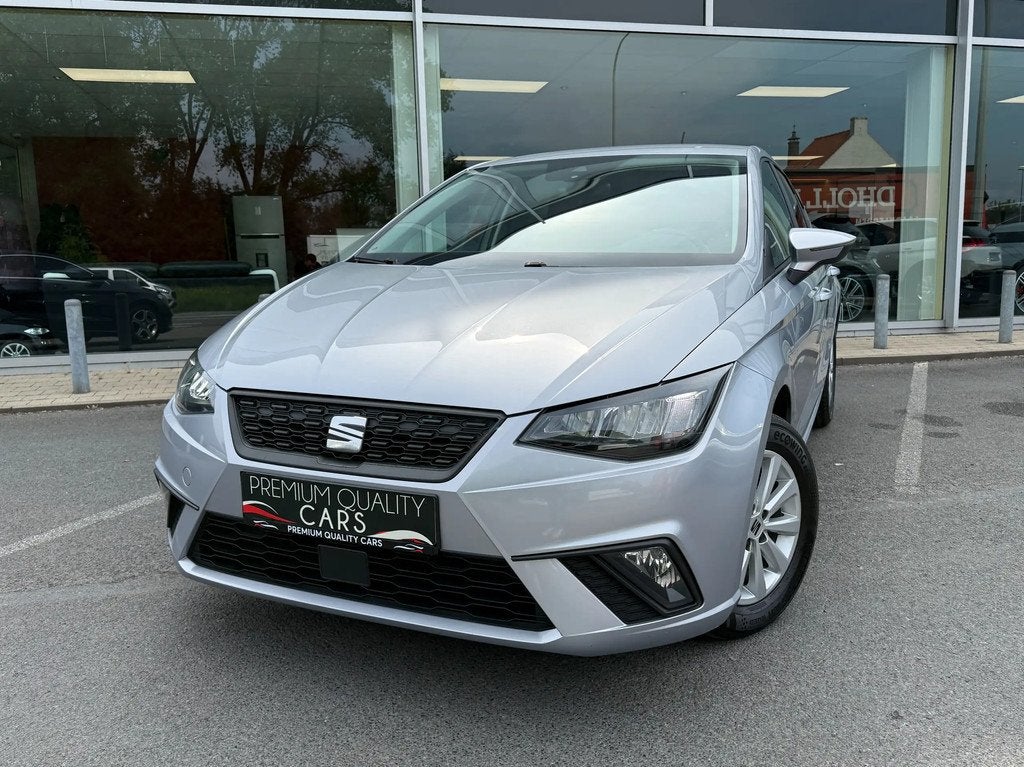 SEAT Ibiza CARPLAY / SENSOREN / CRUISECONTROL / LED / AIRCO, Stof, Gebruikt, Bluetooth, https://public.car-pass.be/vhr/55c35143-77ae-4538-b3ff-8b769dc388c6