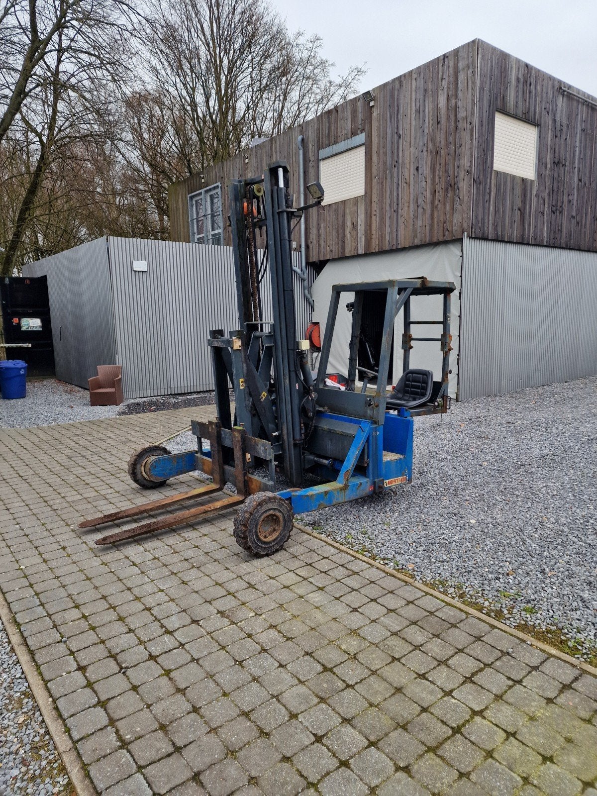 heftruck kooiaap. kubota motor. goed werkende staat, Zakelijke goederen, Ophalen, Diesel, Heftruck, Moffett