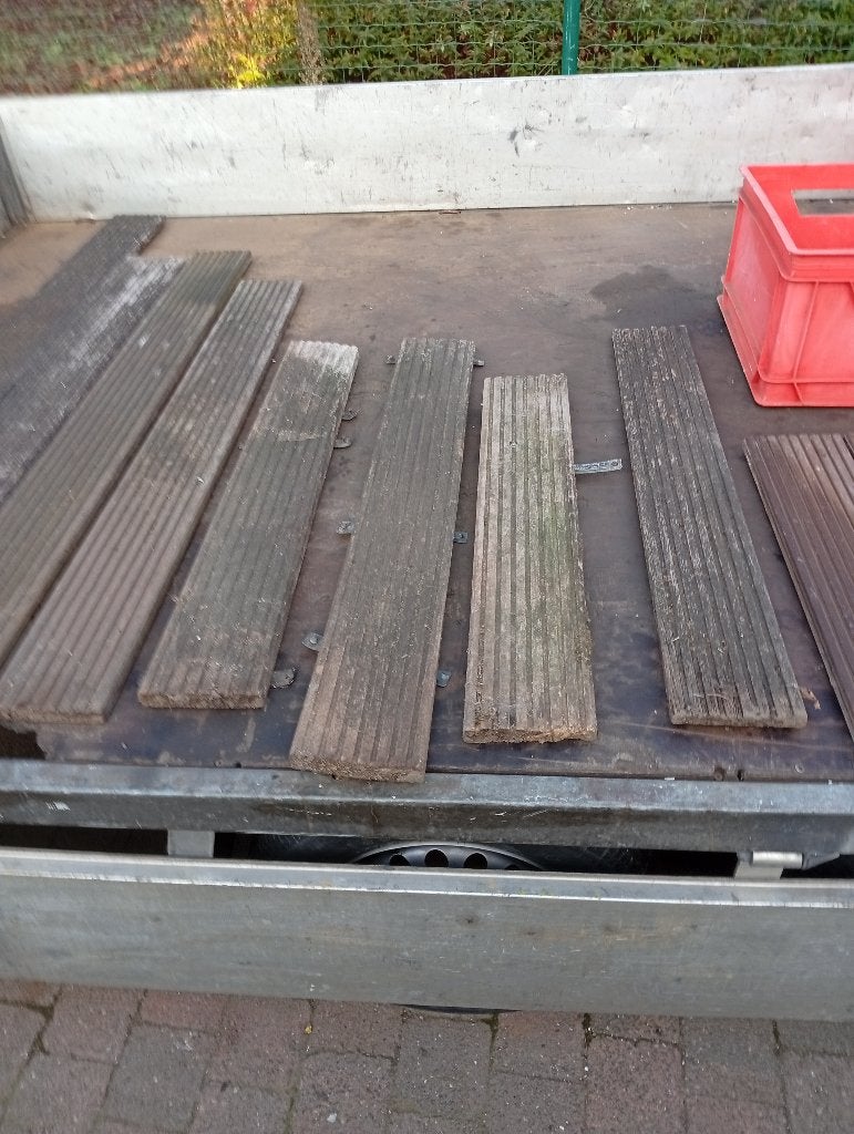 Bankirai planken, Enlèvement, Comme neuf, Planches, Bois dur