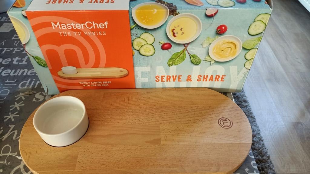 Tapas plankje Masterchef, Ophalen