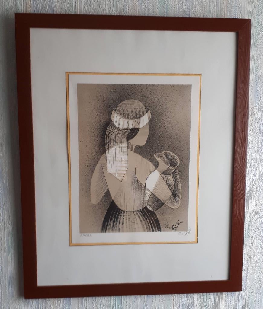 Lithografie - Louis Toffoli, Antiek en Kunst, Ophalen of Verzenden