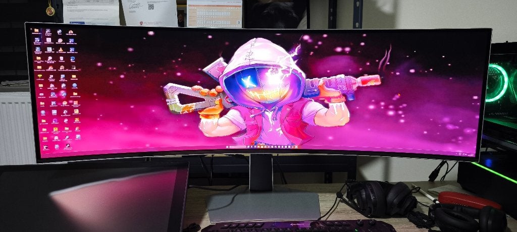 SAMSUNG LS49DG912SUXEN, 101 t/m 150 Hz, Minder dan 1 ms, Zo goed als nieuw, Samsung