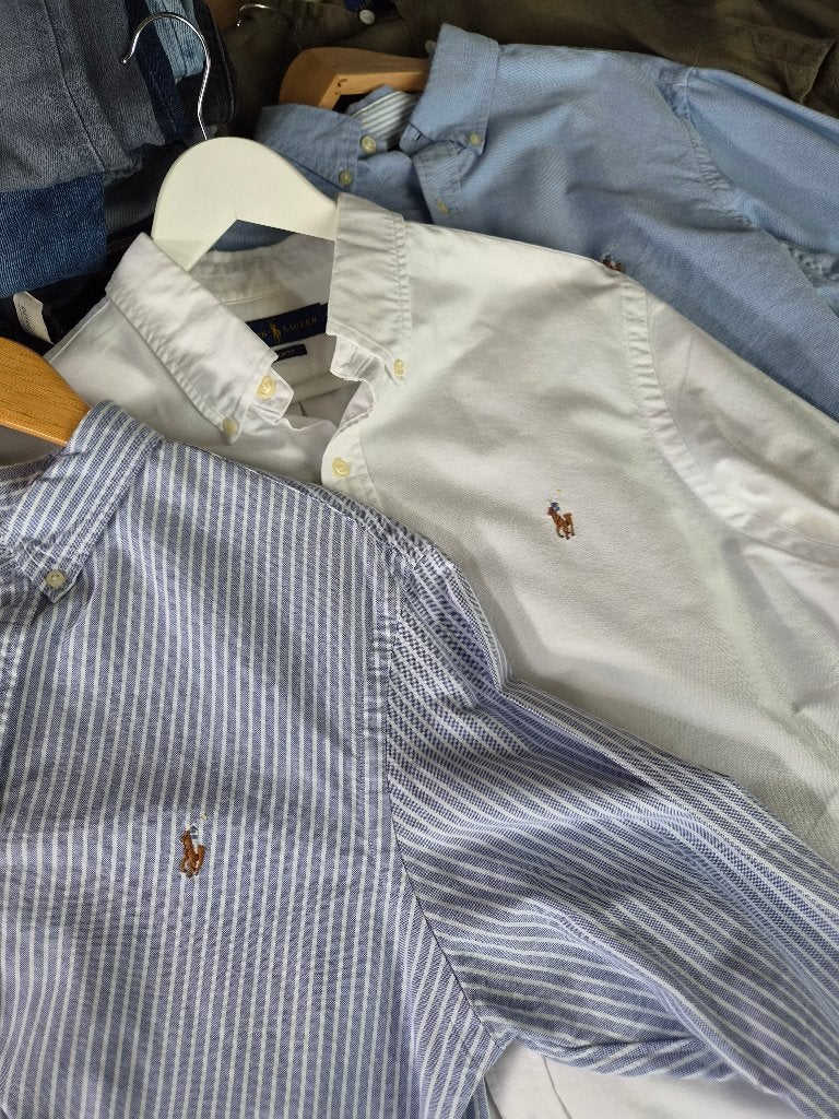 Ralph lauren hemden, Ophalen, Blauw, Ralph Lauren, Zo goed als nieuw