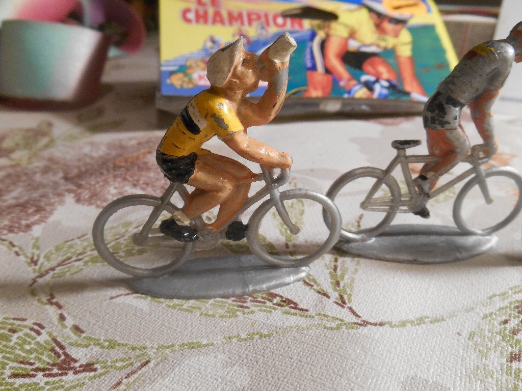 Tour de France 4 cyclistes scbg, Collections, Enlèvement ou Envoi, Utilisé