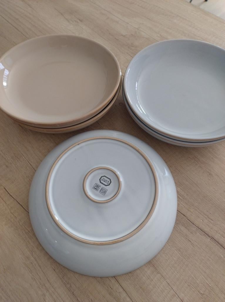 6 Borden dille en kamille, Huis en Inrichting, Keuken | Servies, Ophalen, Zo goed als nieuw, Bord(en), Effen