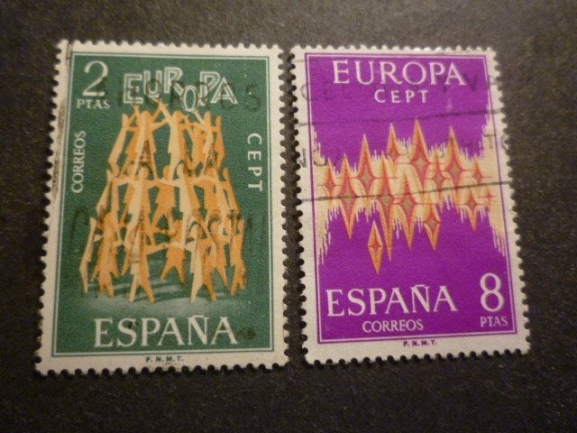 Spanje/Espagne 1972 Mi 1985/1986(o) Gestempeld/Oblitéré, Envoi