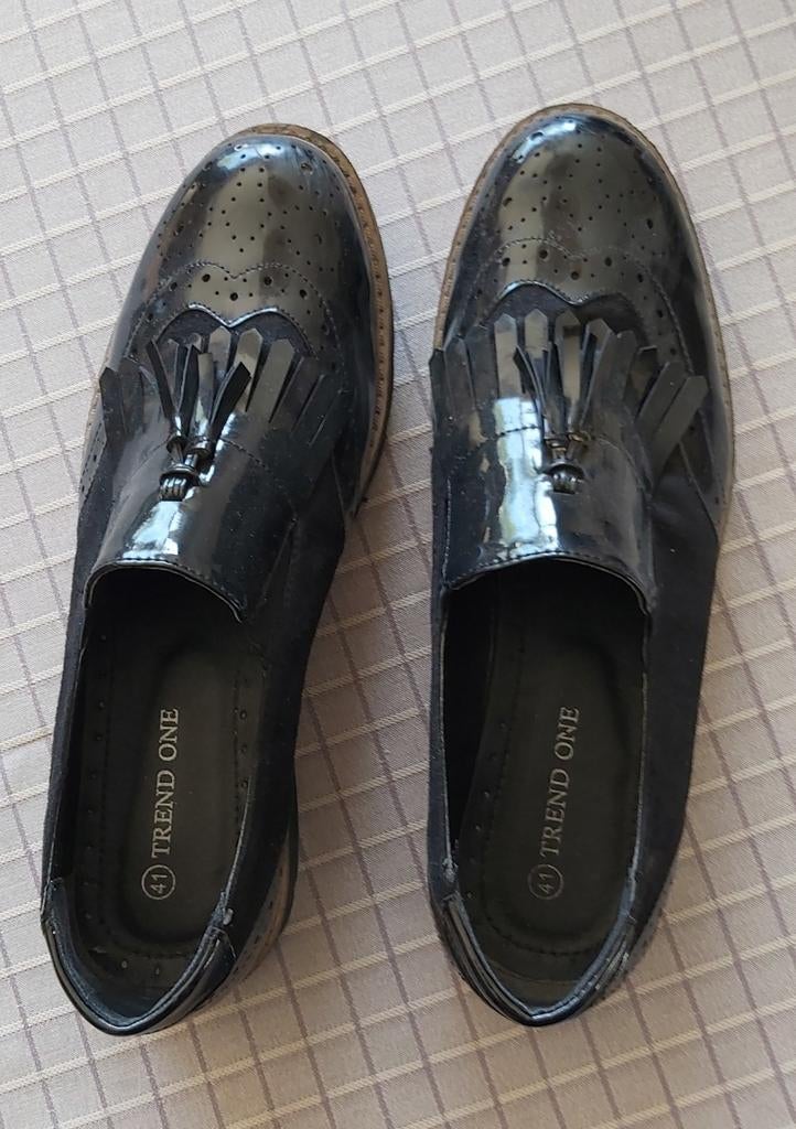 Zwarte mocassins maat 41 Trend One, Ophalen of Verzenden