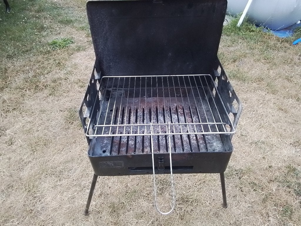 BBQ pic - nic voor houtskool, Ophalen, Gebruikt, Zie foto
