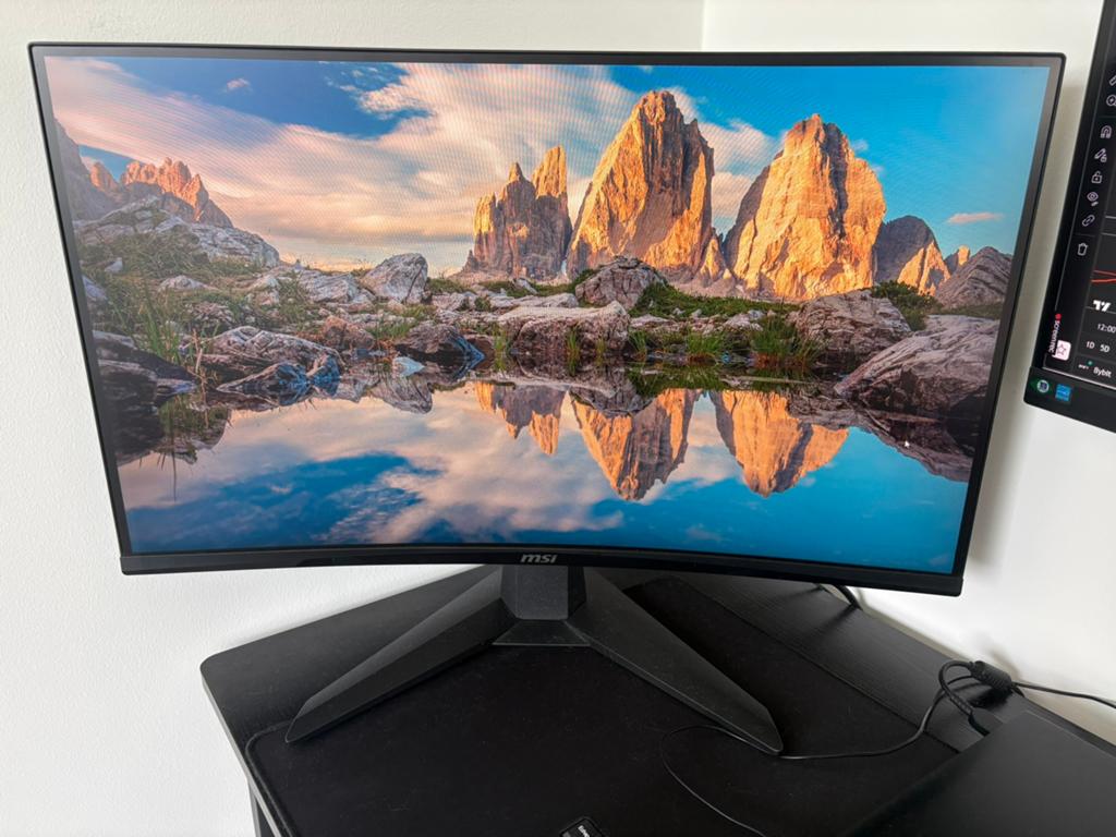 Msi curve pc monitor scherm - 27 inch, Ophalen, Zo goed als nieuw
