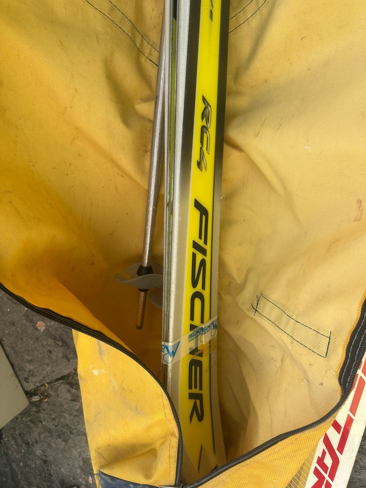 Complete skiset;, Watersport en Boten, Windsurfen, Gebruikt, Ophalen