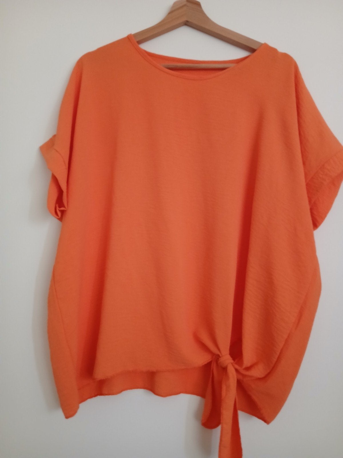 mooi bloesje, Kleding | Dames, Blouses en Tunieken, Ophalen of Verzenden, Zo goed als nieuw, Maat 42/44 (L), Oranje