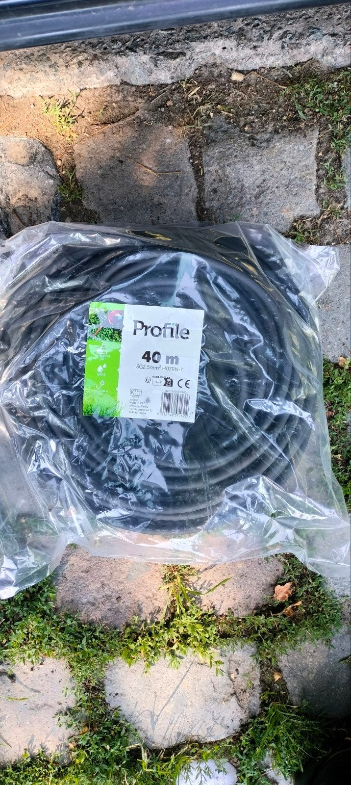 Verlengkabel 40m 2,5m3, Ophalen, Nieuw, Kabel of Snoer