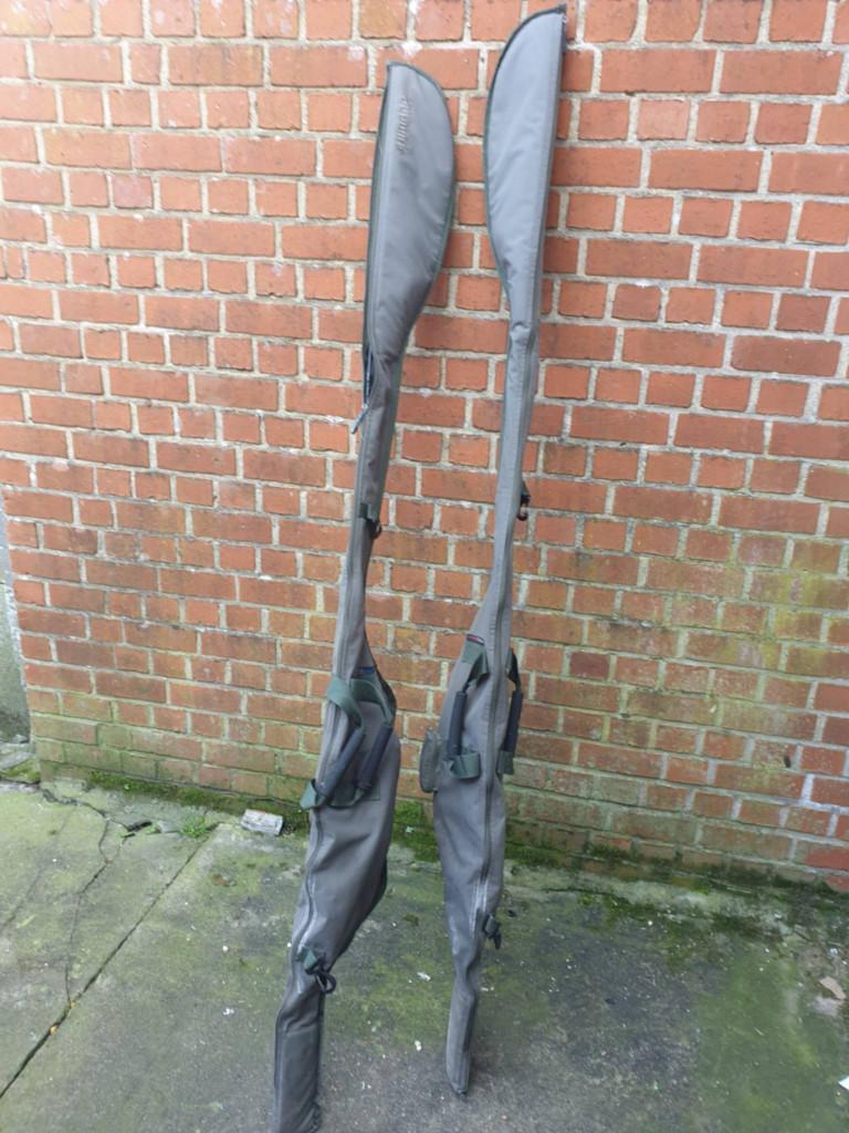 2rods compleet + sleeves, Watersport en Boten, Ophalen, Zo goed als nieuw, Werphengel