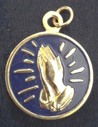 pendentif main en prière, Overige materialen, Overige kleuren, Ophalen of Verzenden, Zo goed als nieuw