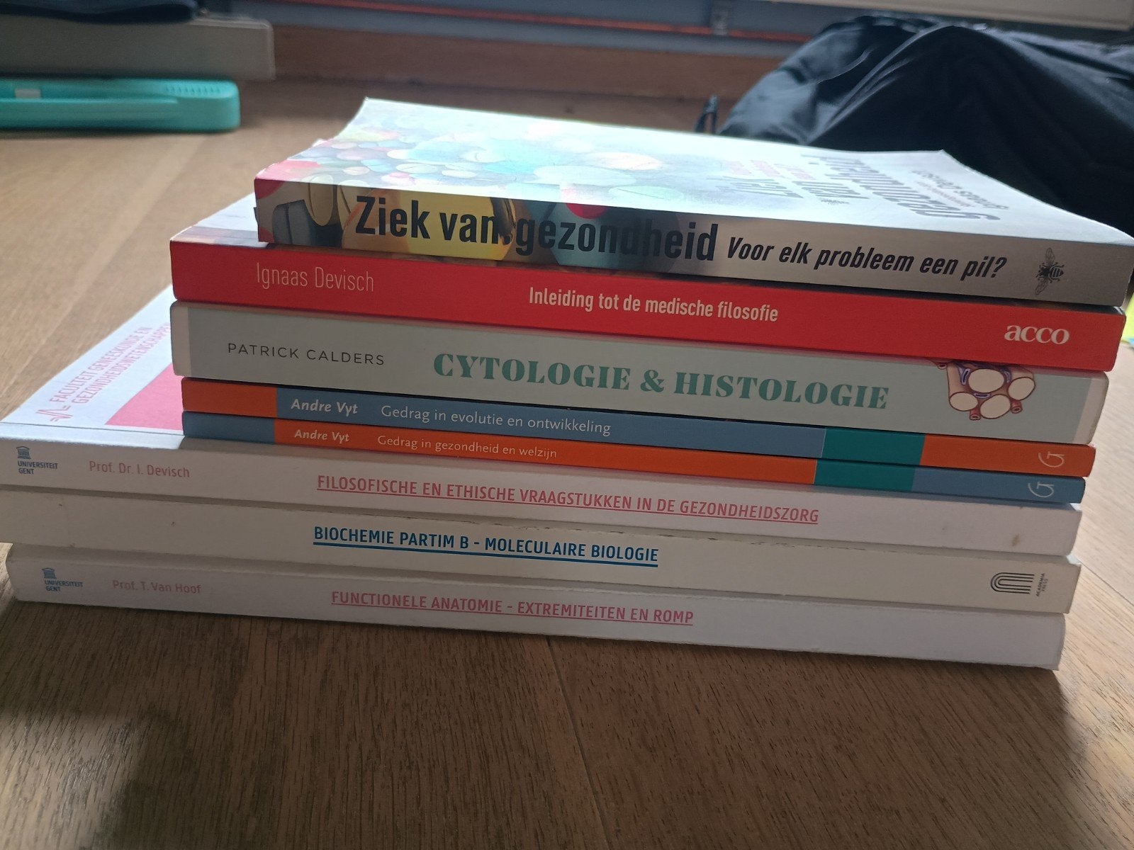 Boeken 1ste bachelor kinesitherapie UGent 2019-2020, Ophalen of Verzenden
